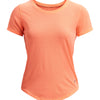Polera manga corta UA Streaker Run para mujer
