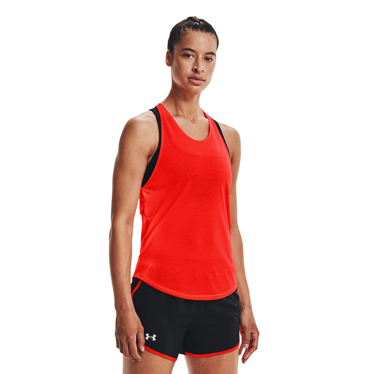 Polera sin mangas UA Streaker Run para mujer