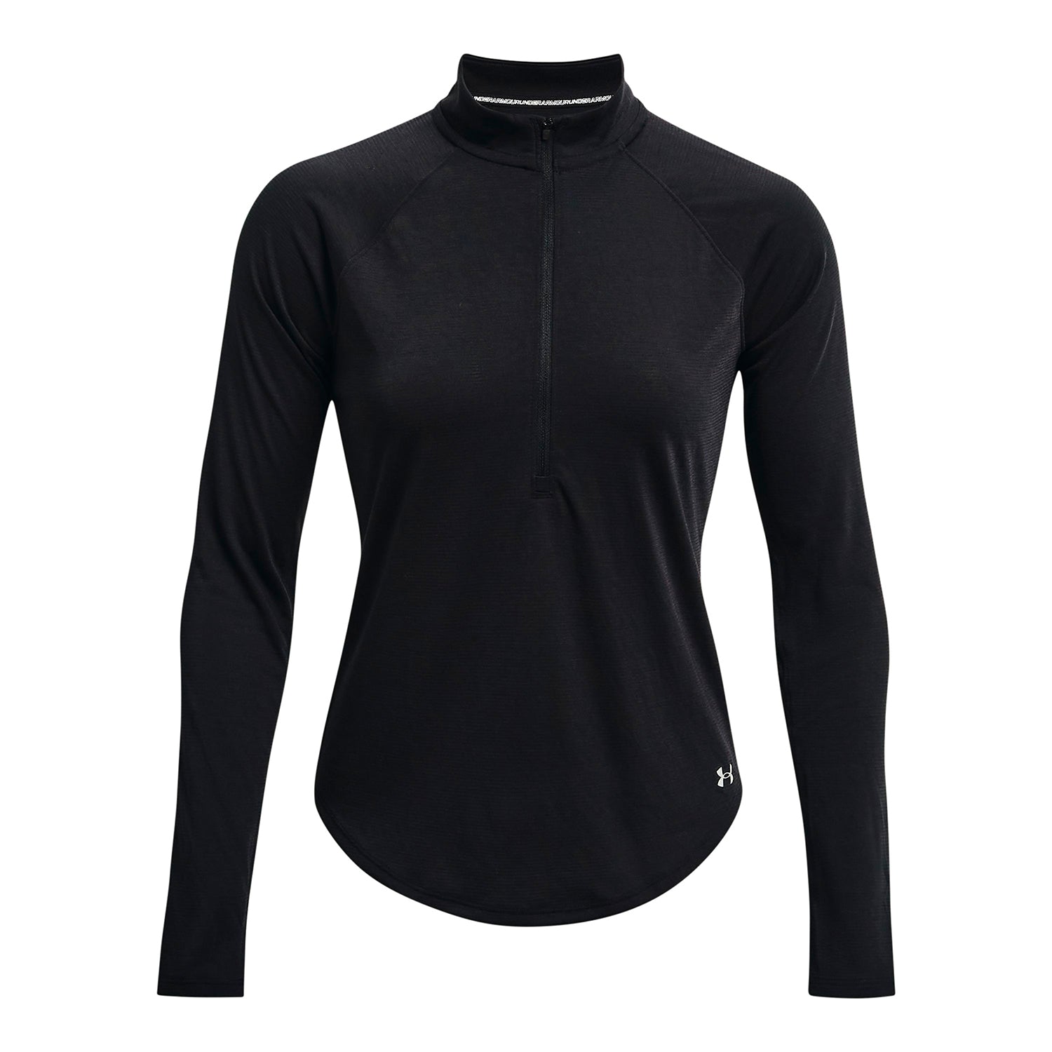 Polera manga larga con cierre 1/4 UA Streaker Run para mujer