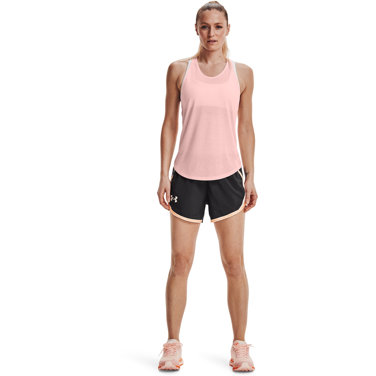 Shorts UA Fly-By 2.0 Brand para Mujer