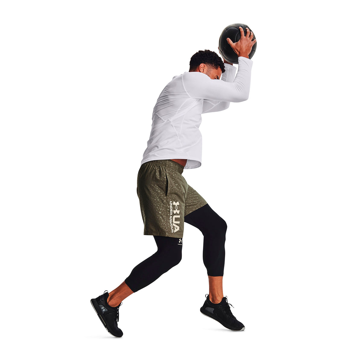 Short Ua Woven Emboss para Hombre