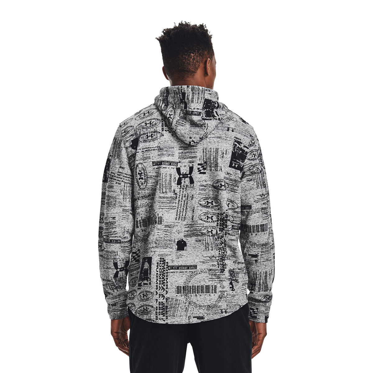 Poleron con gorroUA Rival Terry 25th Anniversary para hombre