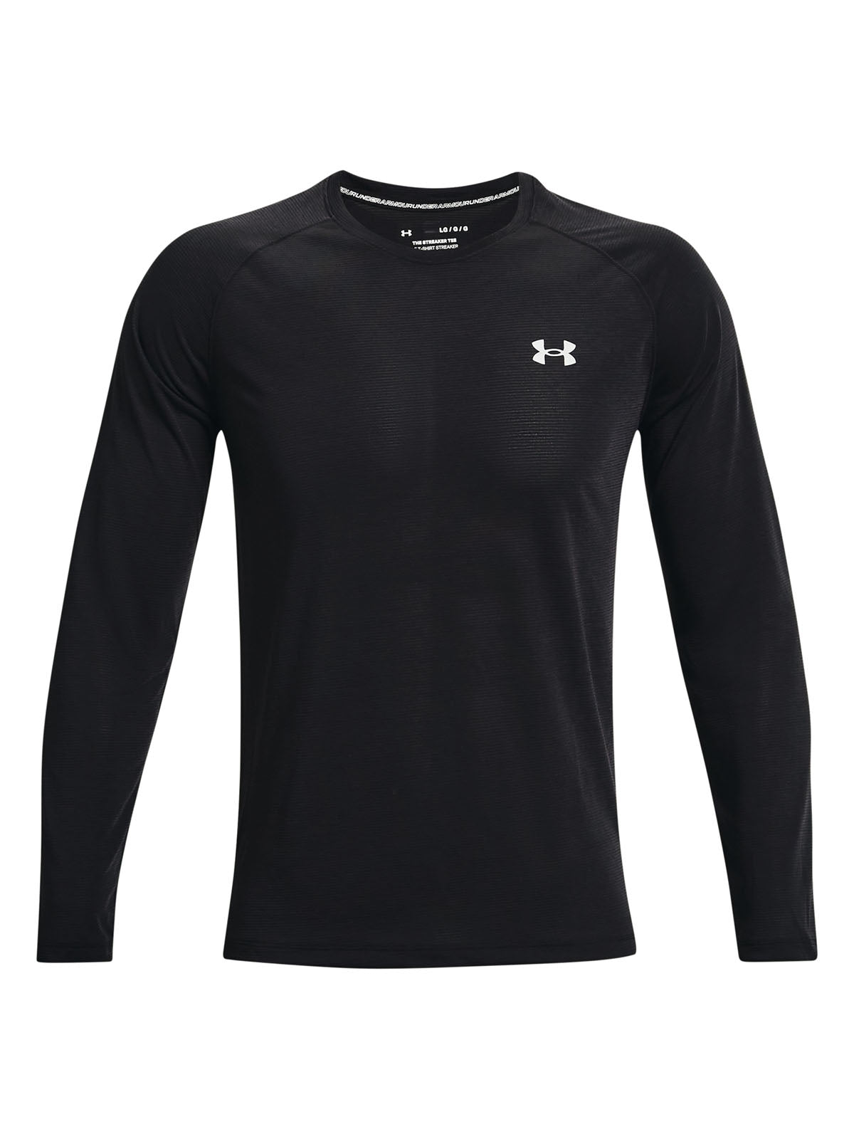 Polera manga larga UA Streaker Run para hombre