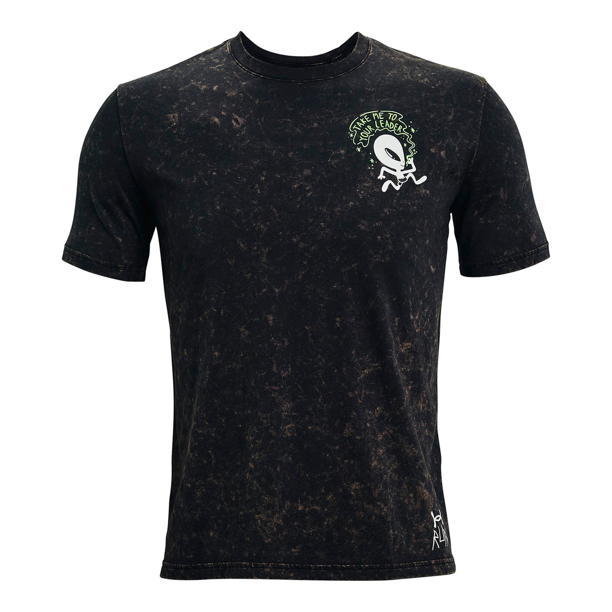 Polera Manga Corta UA RUN UR FACE OFF para Hombre