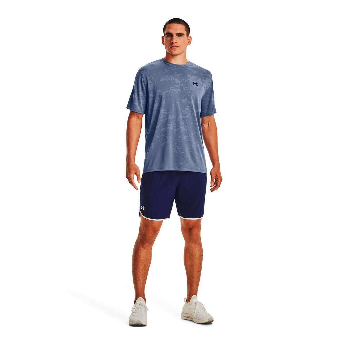 Polera Manga Corta UA Training Vent Camo para Hombre