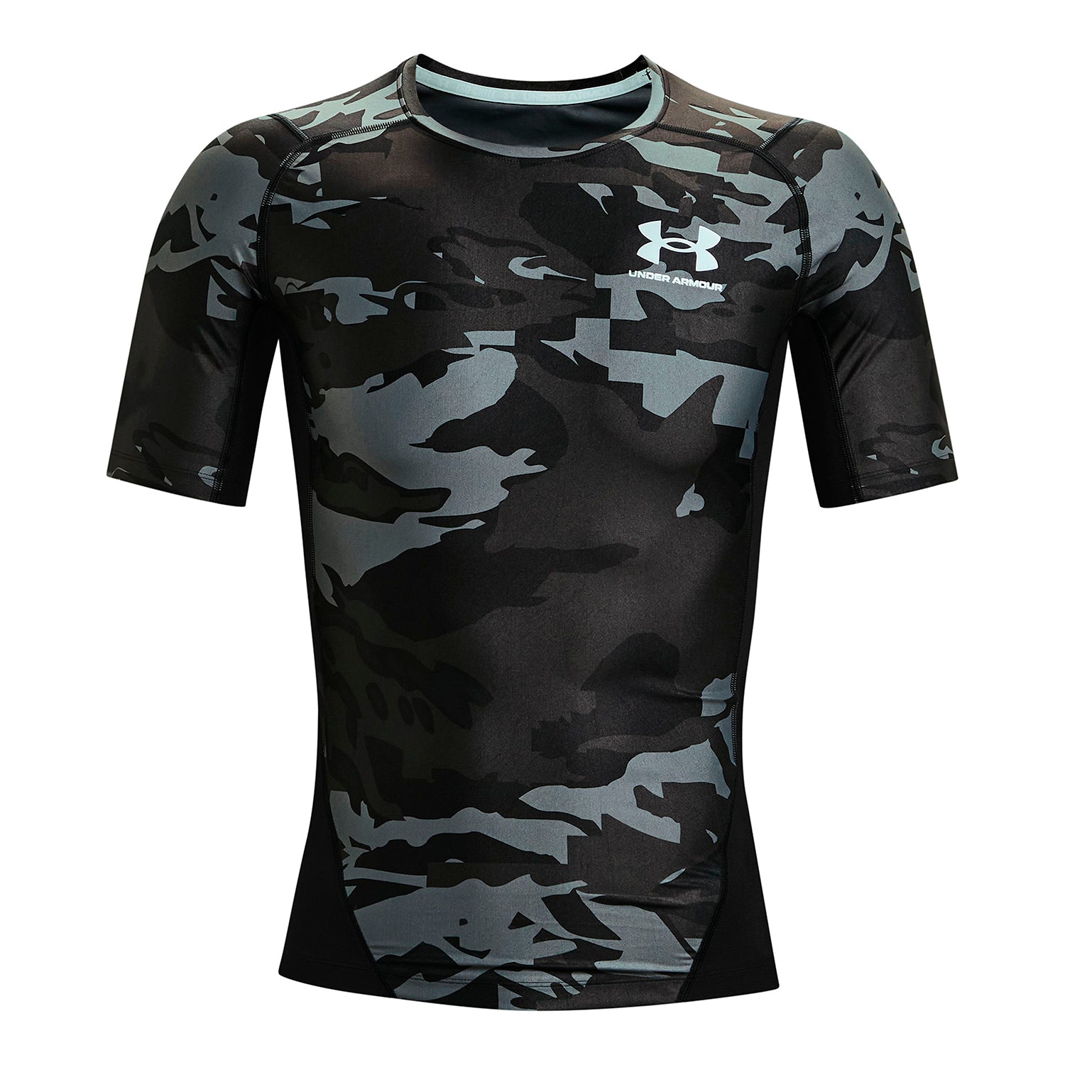 Polera de compresión manga corta UA Iso-Chill  Printed para hombre