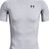 Primera capa superior manga corta para hombre HeatGear gris Under Armour