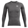 Primera capa manga larga Heatgear gris para hombre Under Armour