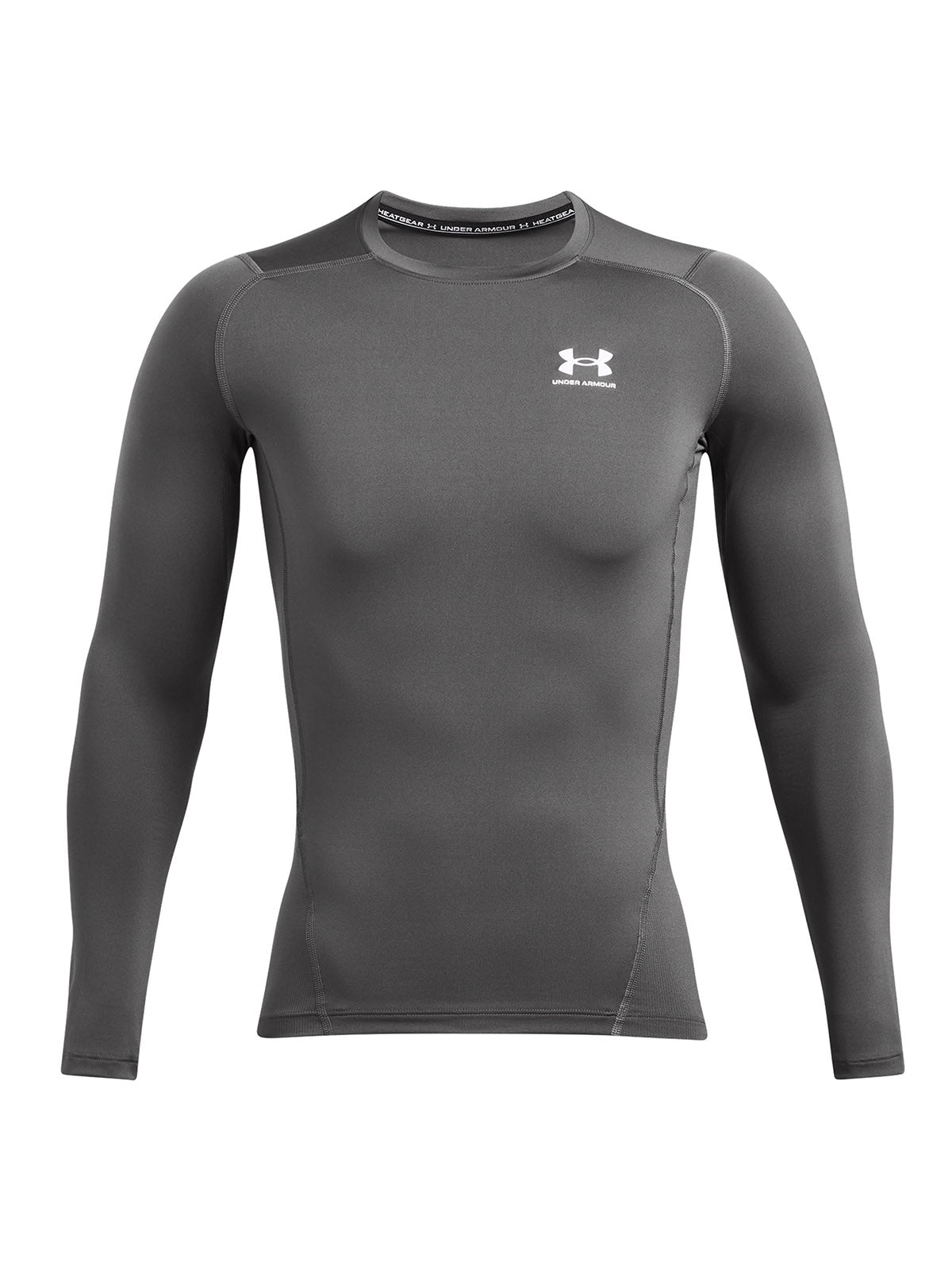 Primera capa manga larga Heatgear gris para hombre Under Armour