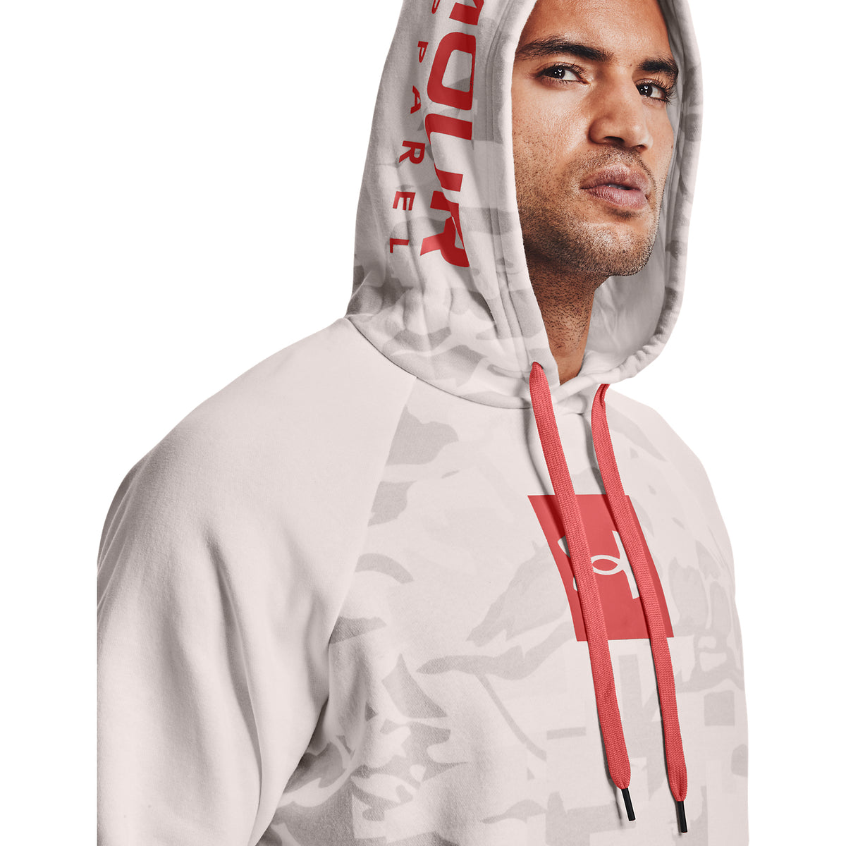 Poleron UA Rival Fleece Box Camo para Hombre