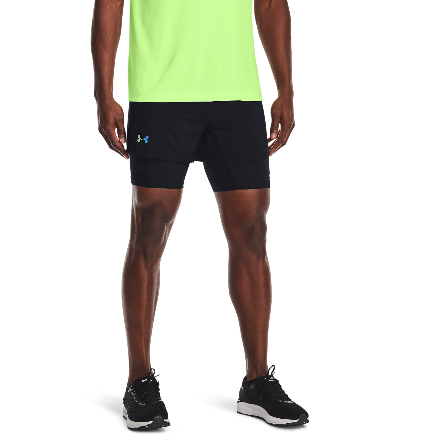Shorts UA RUSH™ Run 2-in-1 para hombre