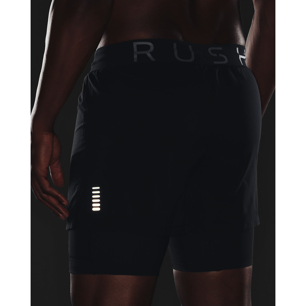 Shorts UA RUSH™ Run 2-in-1 para hombre