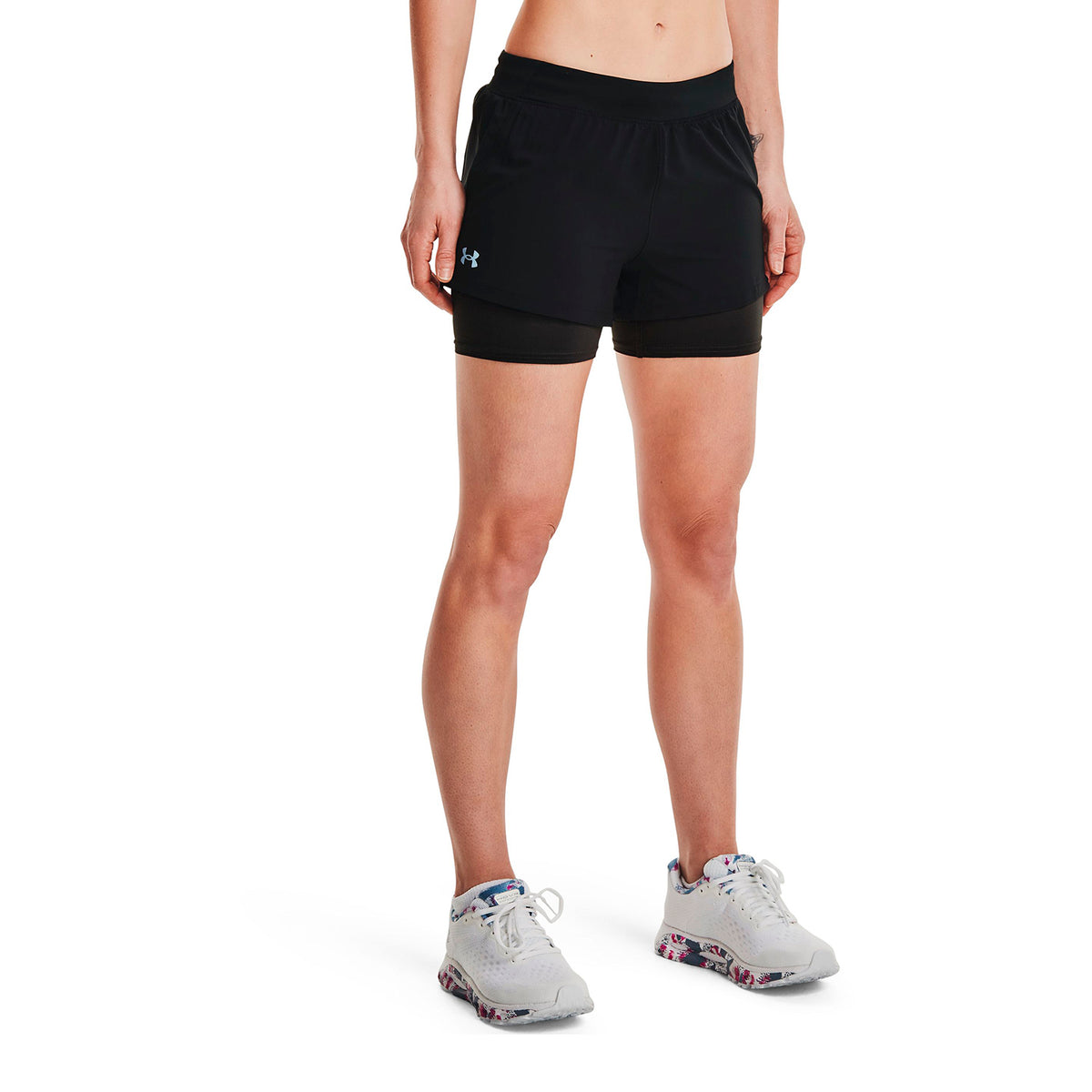 Shorts UA Iso-Chill Run 2 en 1 para mujer