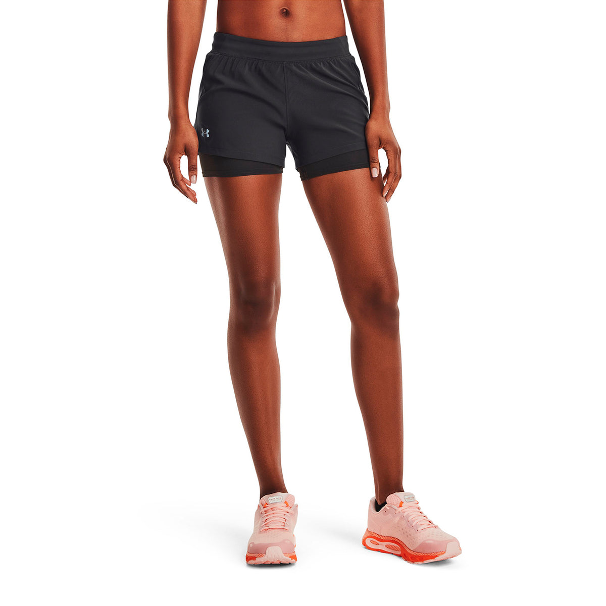 Shorts UA Iso-Chill Run 2 en 1 para mujer