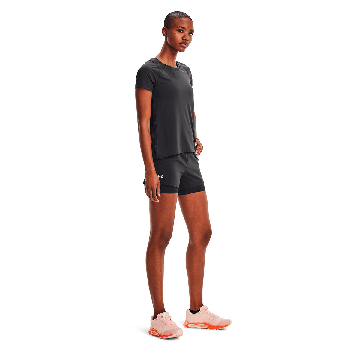 Shorts UA Iso-Chill Run 2 en 1 para mujer