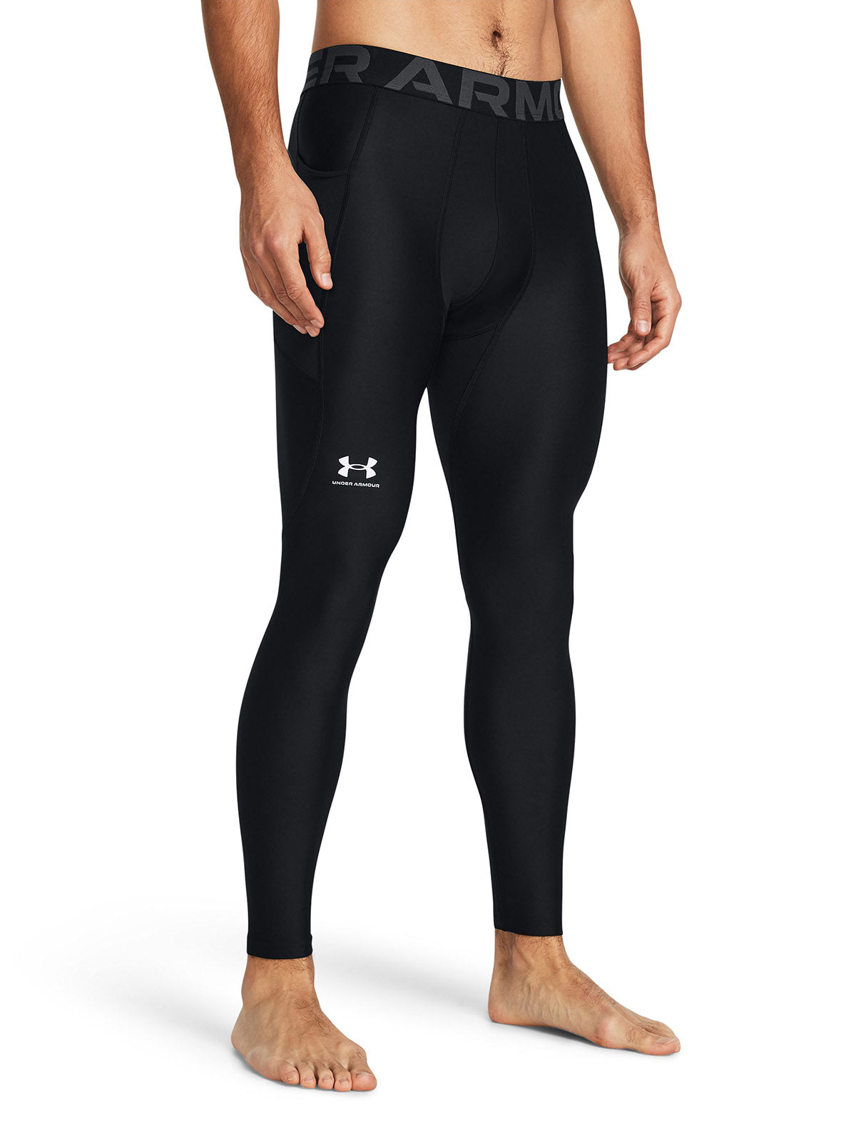 Primera capa inferior Heatgear negro para hombre Under Armour