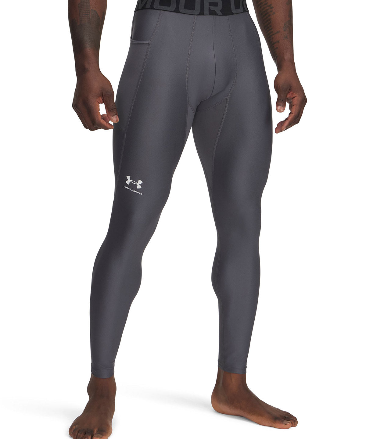 Primera capa inferior Heatgear gris para hombre Under Armour