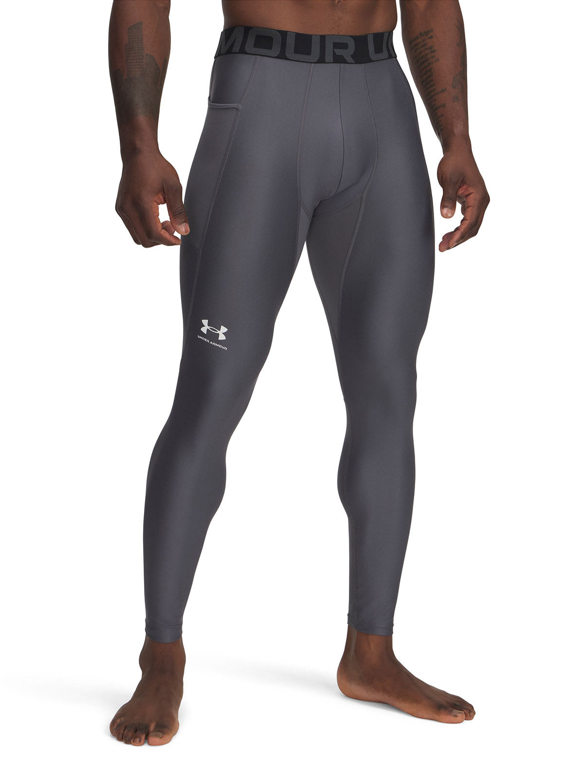 Primera capa inferior Heatgear gris para hombre Under Armour