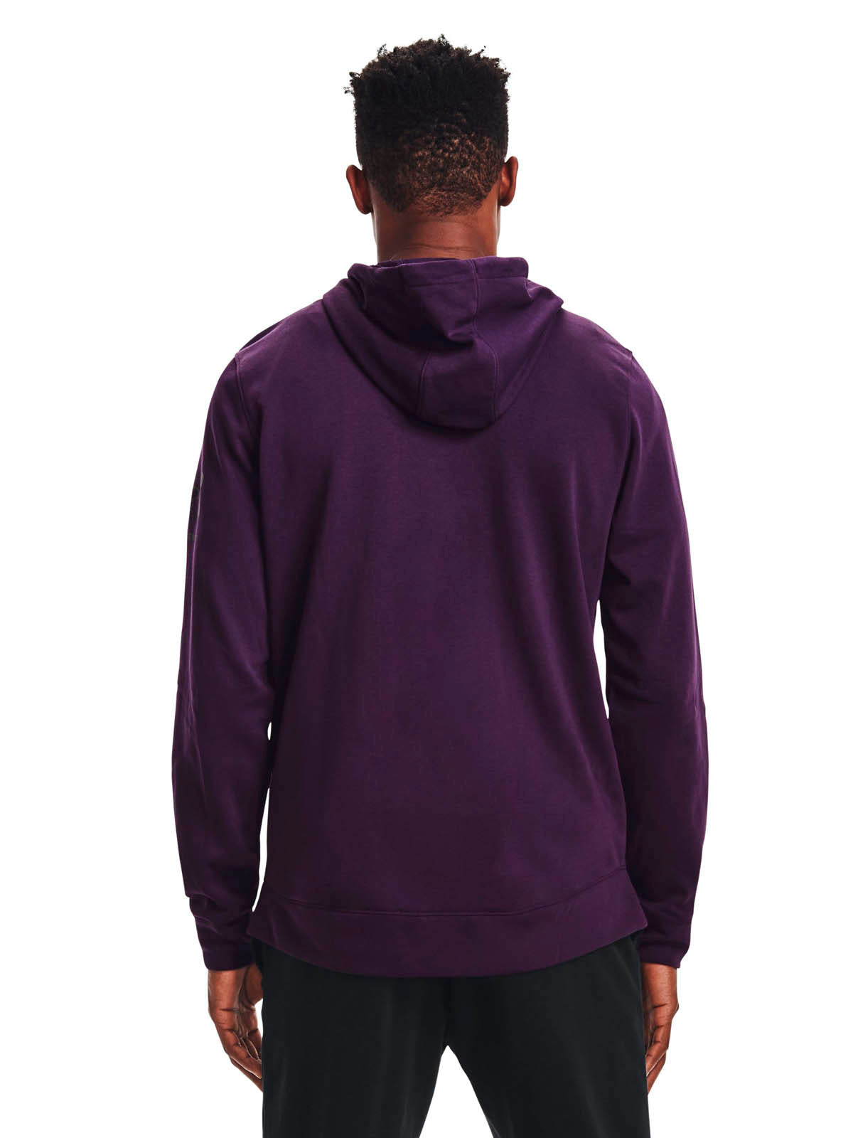 Poleron con gorro UA Rival Terry Full Zip para Hombre