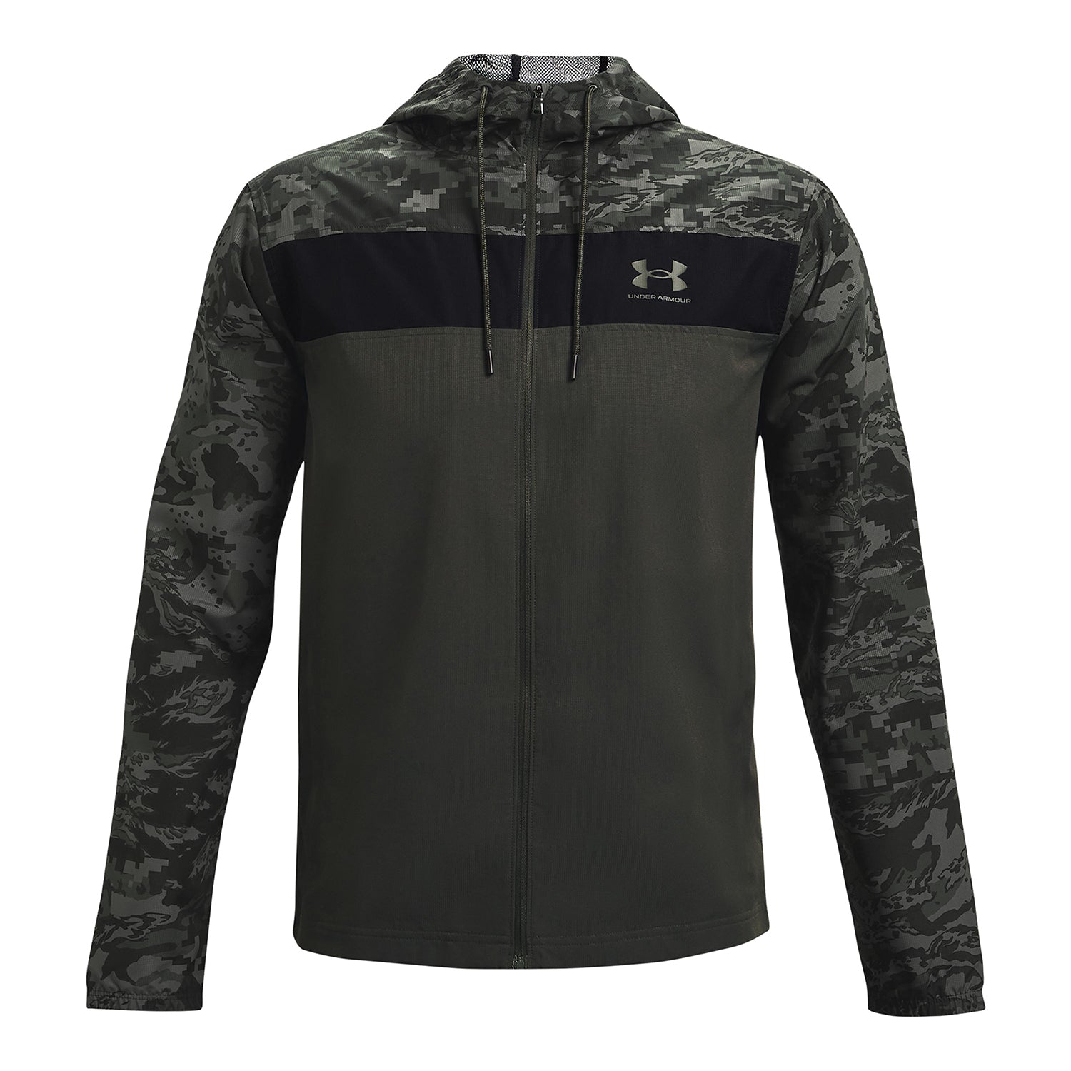 Chaqueta cortavientos UA Sportstyle Camo para hombre