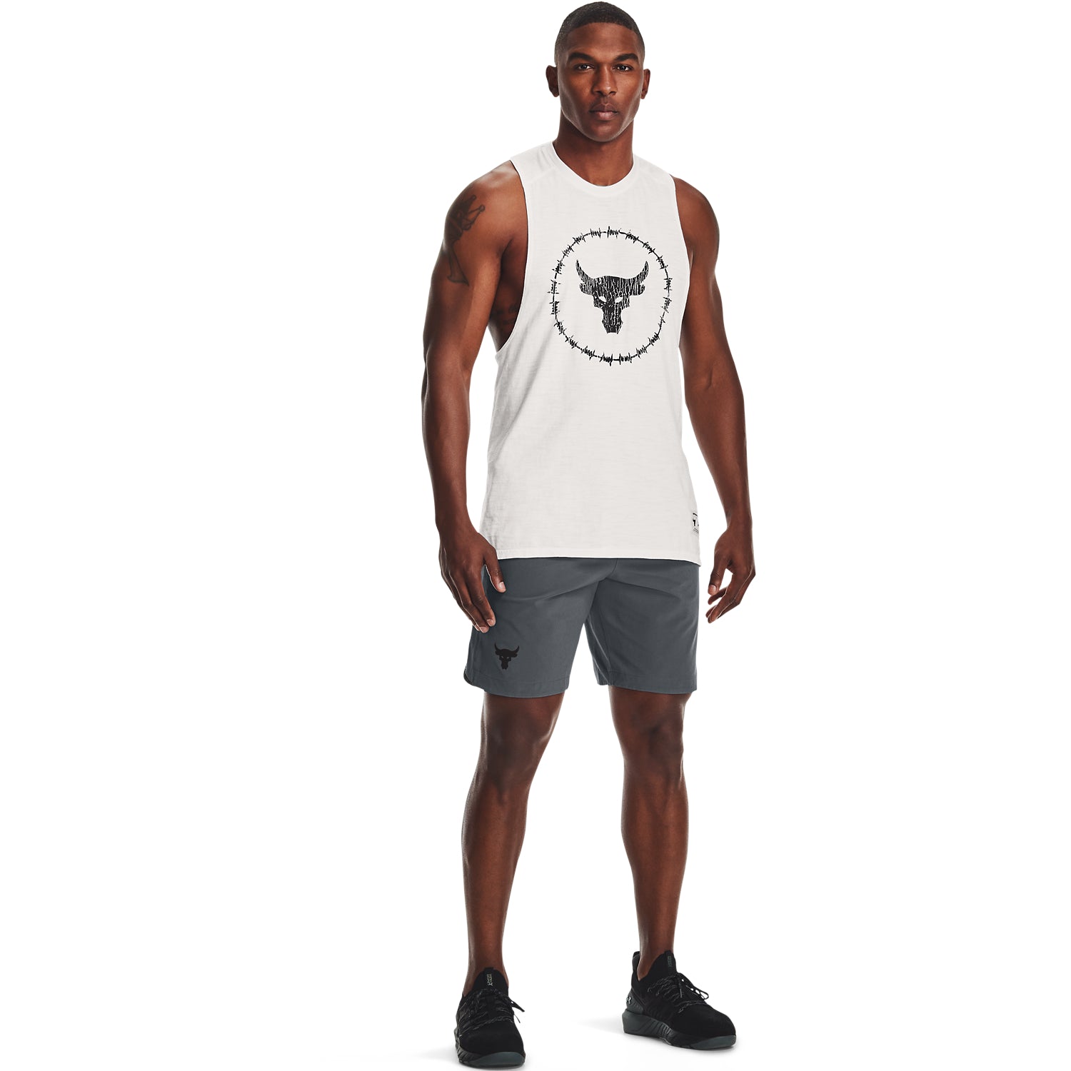 Polera sin mangas Project Rock Charged Cotton® para Hombre