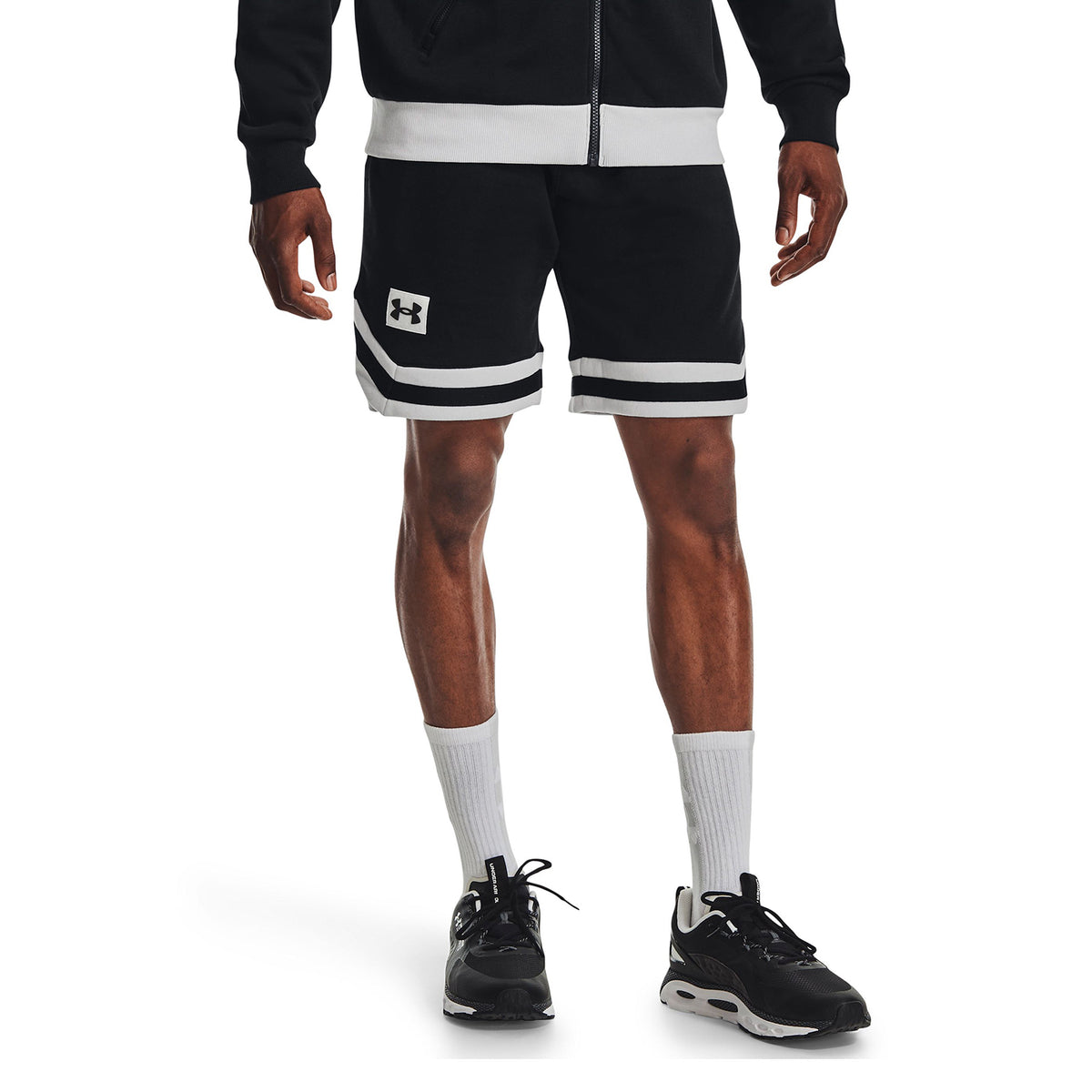 Shorts UA Rival Fleece AMP para Hombre