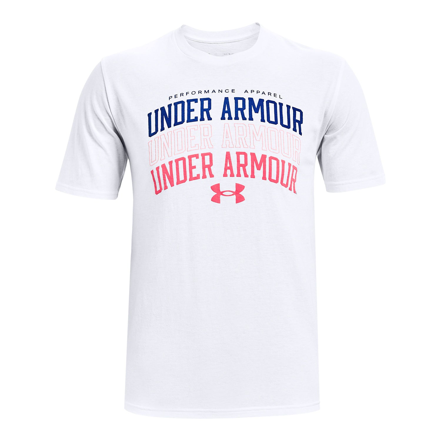 Polera manga corta UA Multi Color Collegiate para hombre