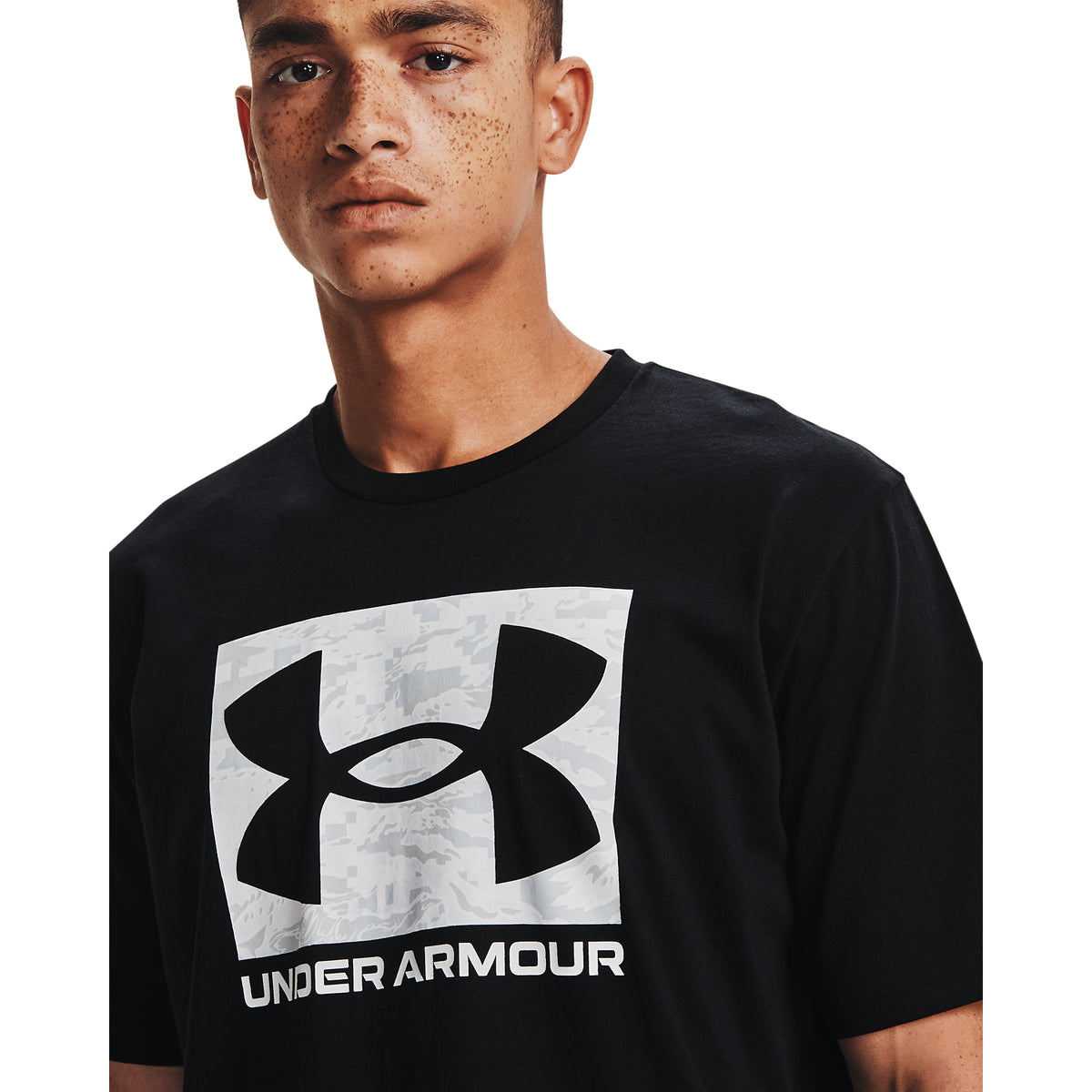 Polera Manga Corta ABC Camo Boxed Logo para Hombre Under Armour