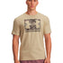 Polera manga corta Lifestyle para Hombre ABC Camo Boxed logo Café Under Armour