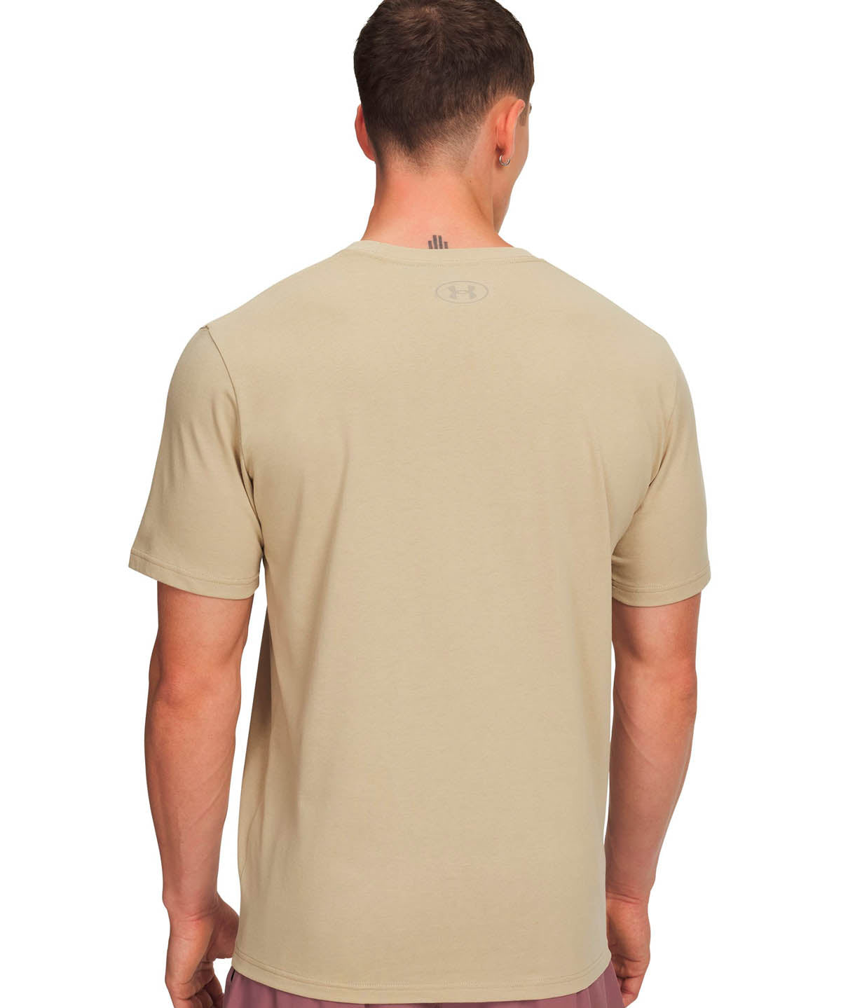 Polera manga corta Lifestyle para Hombre ABC Camo Boxed logo Café Under Armour