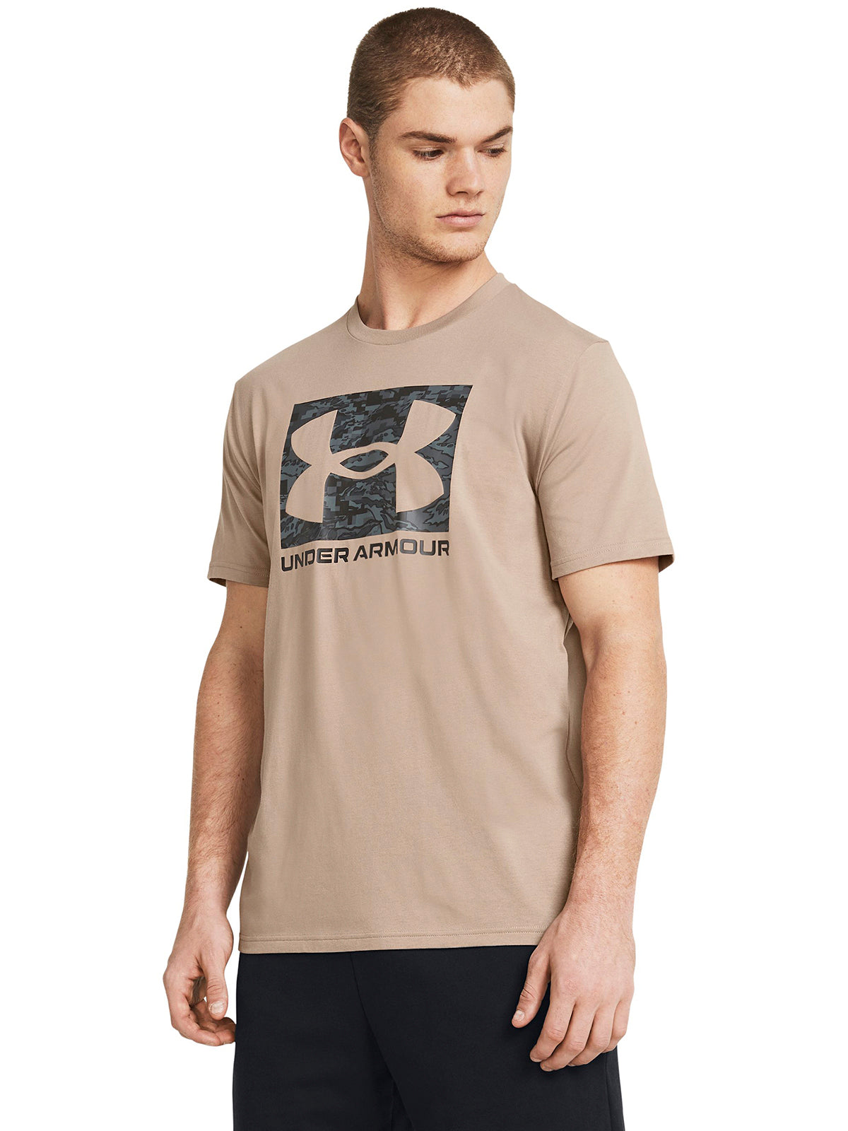 Polera Manga Corta ABC Camo Boxed Logo para Hombre Under Armour