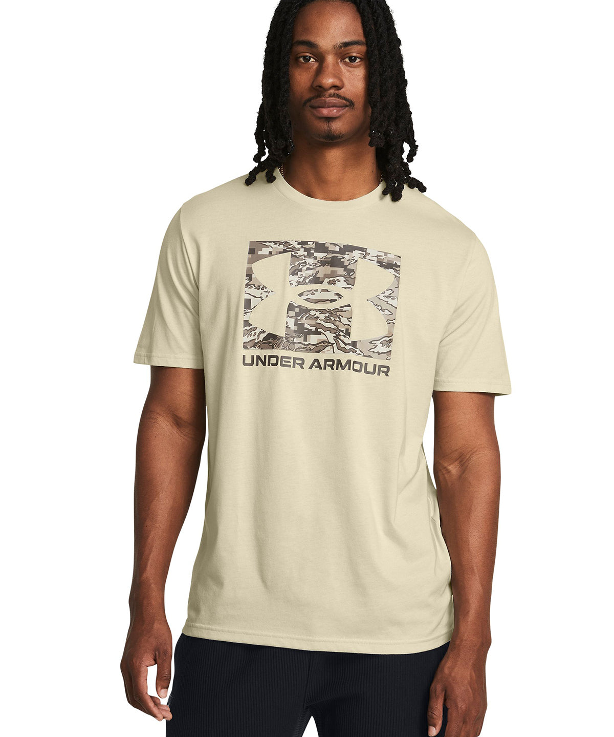 Polera Manga Corta ABC Camo Boxed Logo para Hombre Under Armour