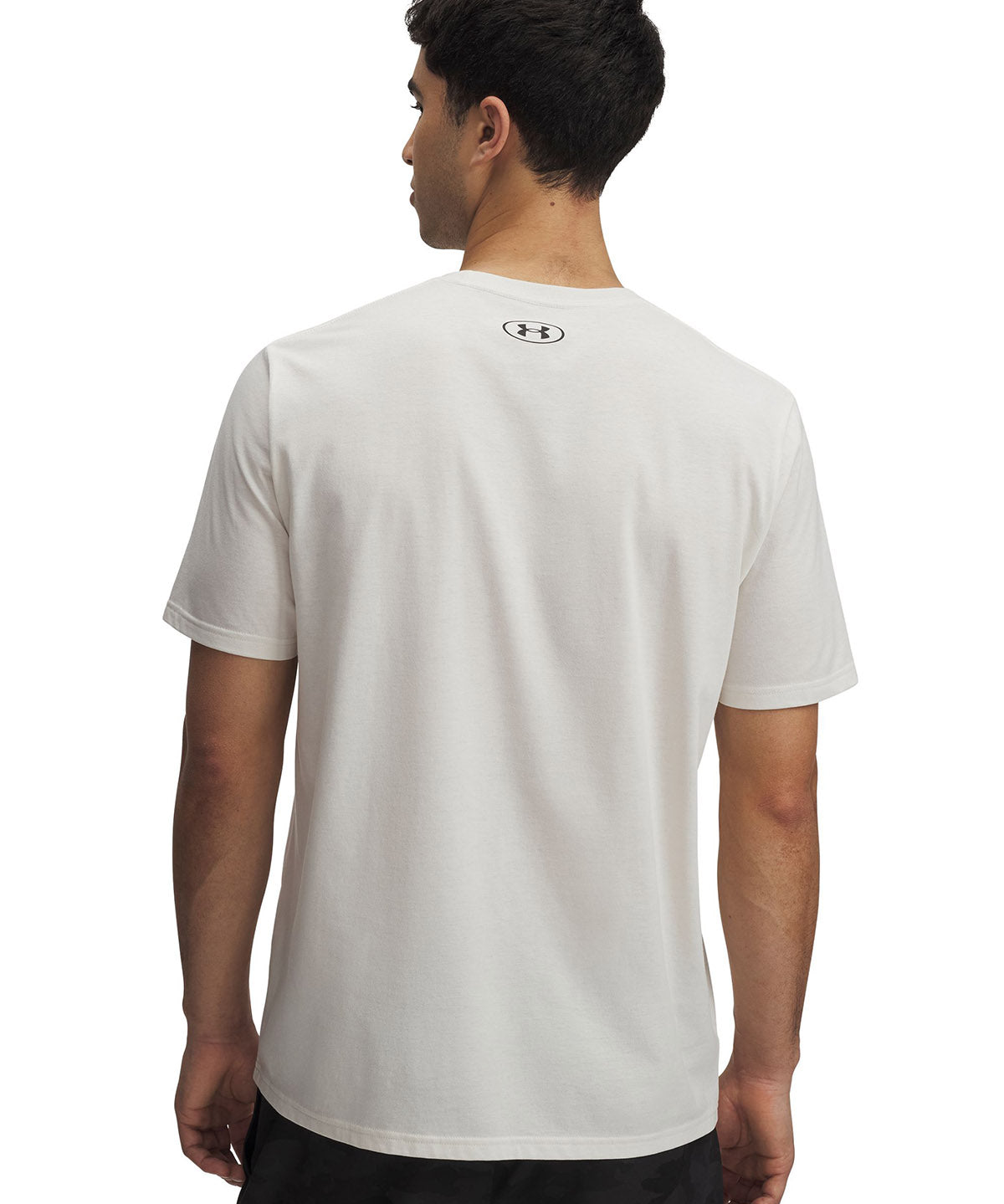 Polera manga corta Under Armour abc camo café para hombre