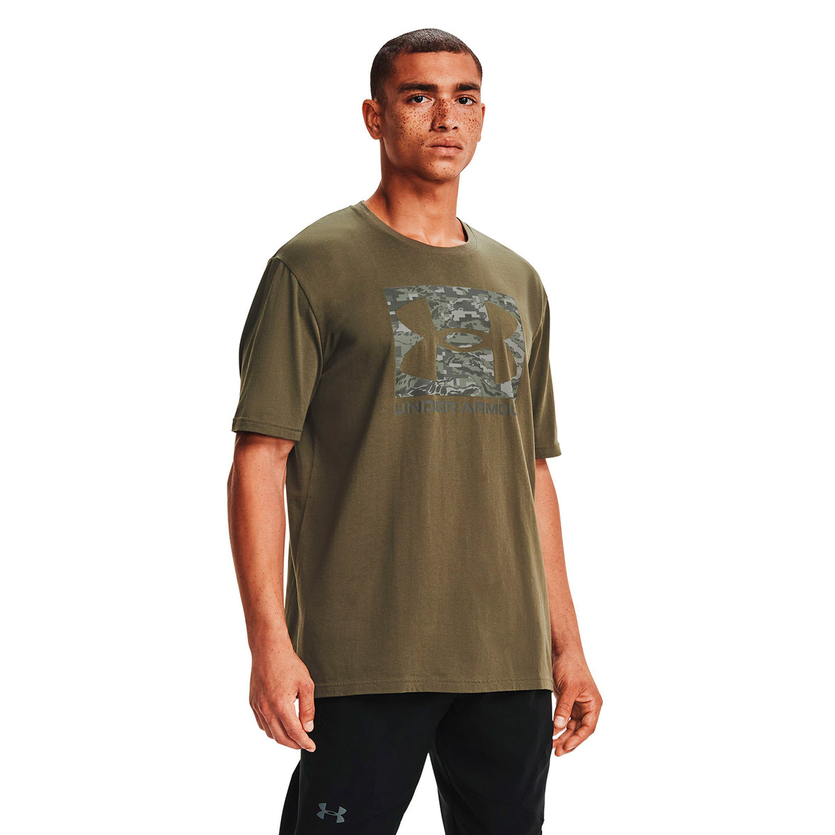 Polera Manga Corta ABC Camo Boxed Logo para Hombre Under Armour
