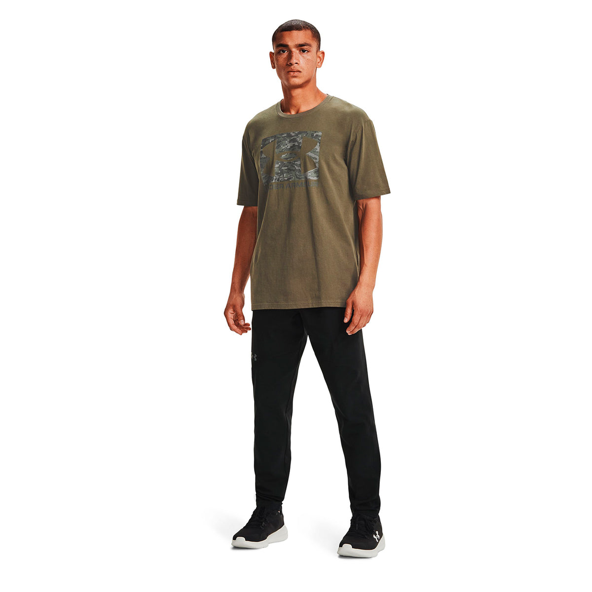 Polera Manga Corta ABC Camo Boxed Logo para Hombre Under Armour