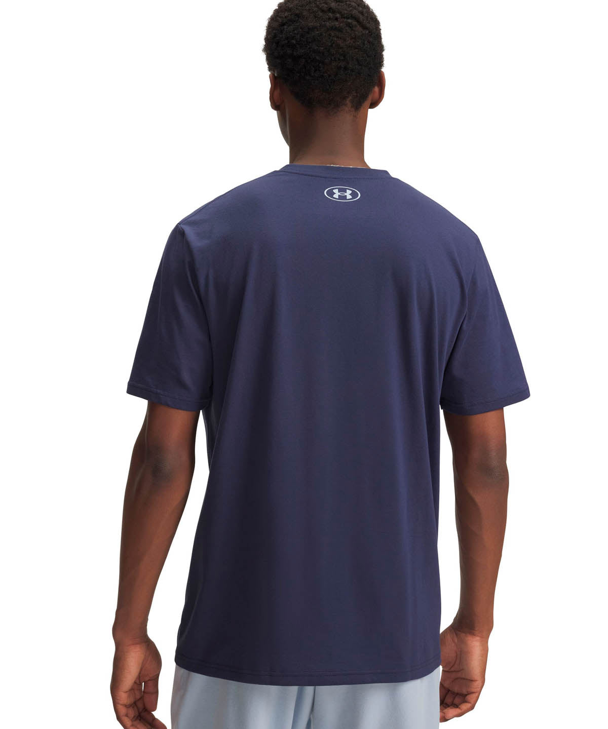 Polera manga corta Lifestyle para Hombre ABC camo boxed logo azul Under Armour