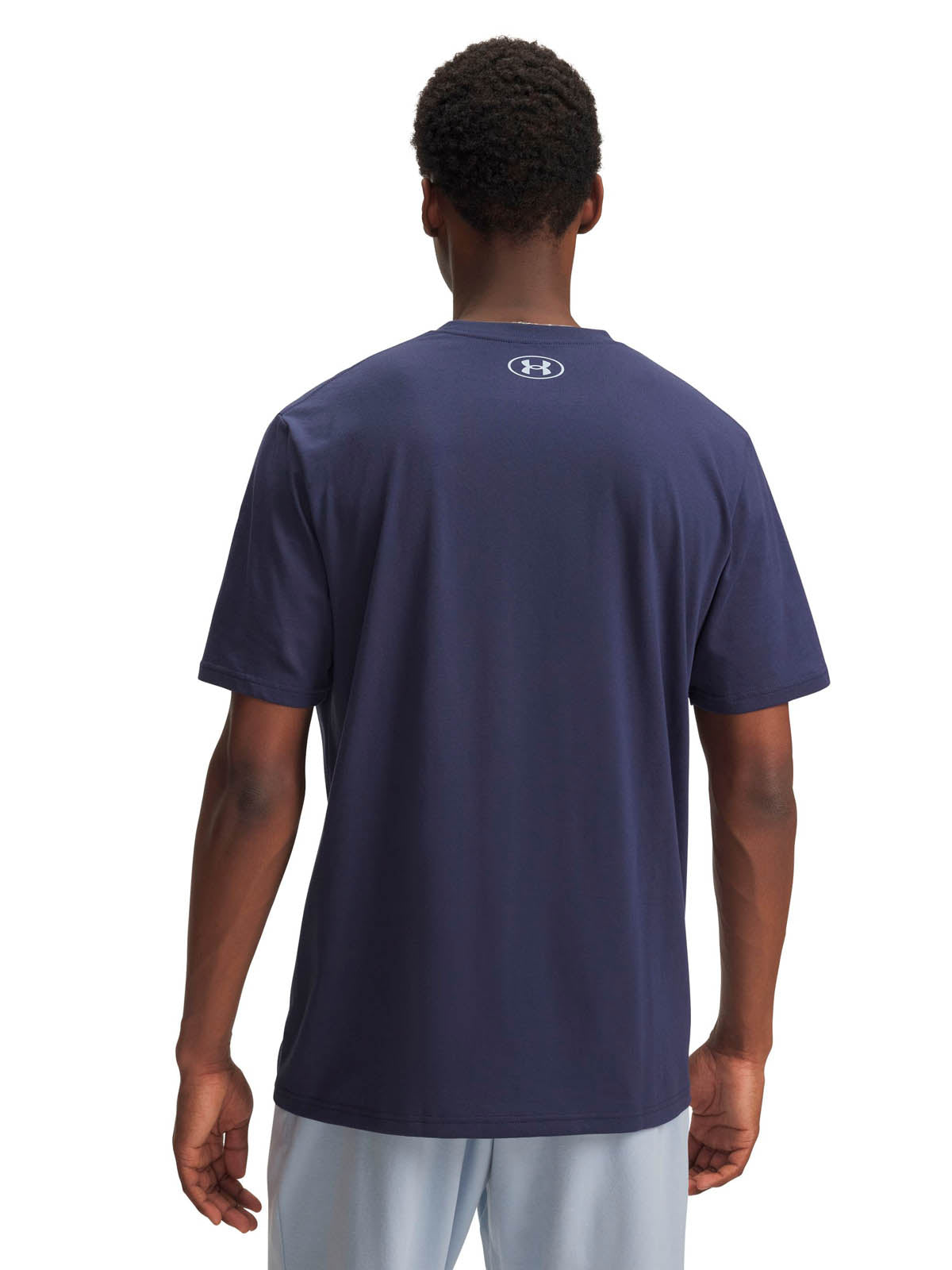 Polera manga corta Lifestyle para Hombre ABC camo boxed logo azul Under Armour