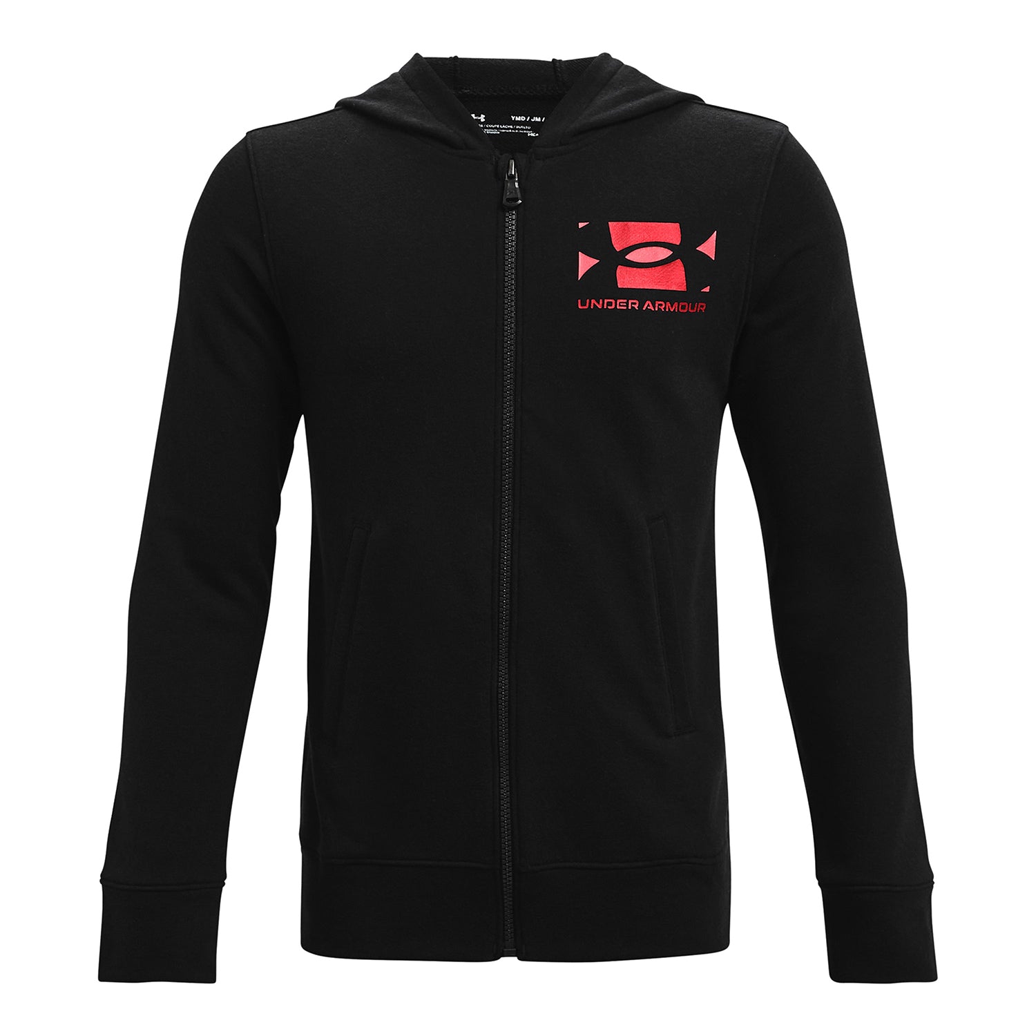 Poleron con gorro UA Rival Terry Full Zip para Niño