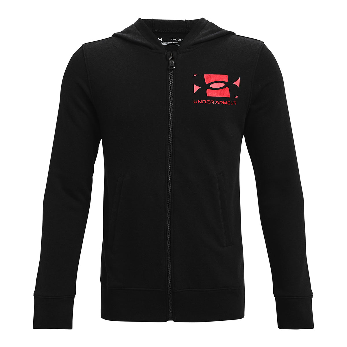 Poleron con gorro UA Rival Terry Full Zip para Niño