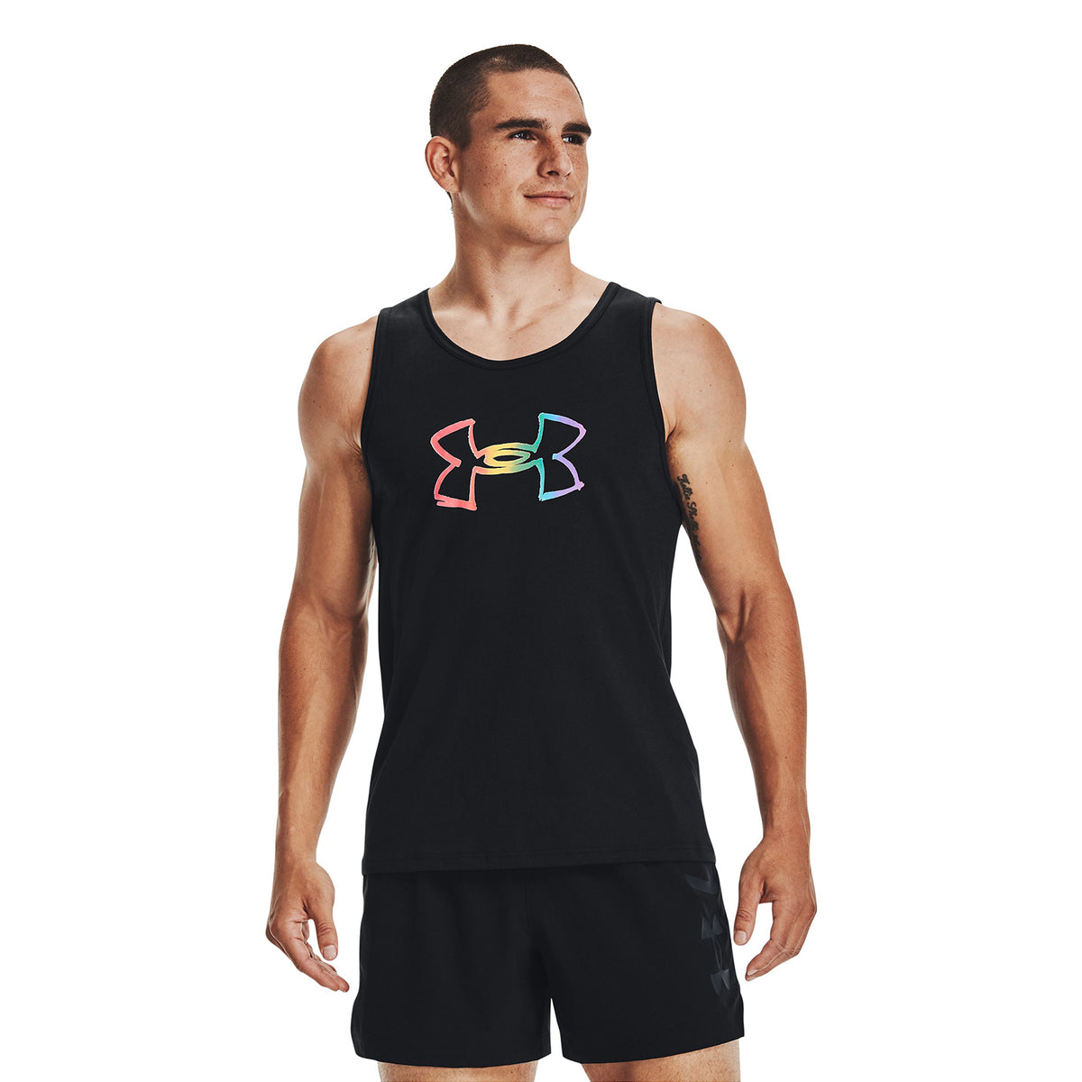 Polera Sin Mangas Ua Pride Tank-Blk para Hombre