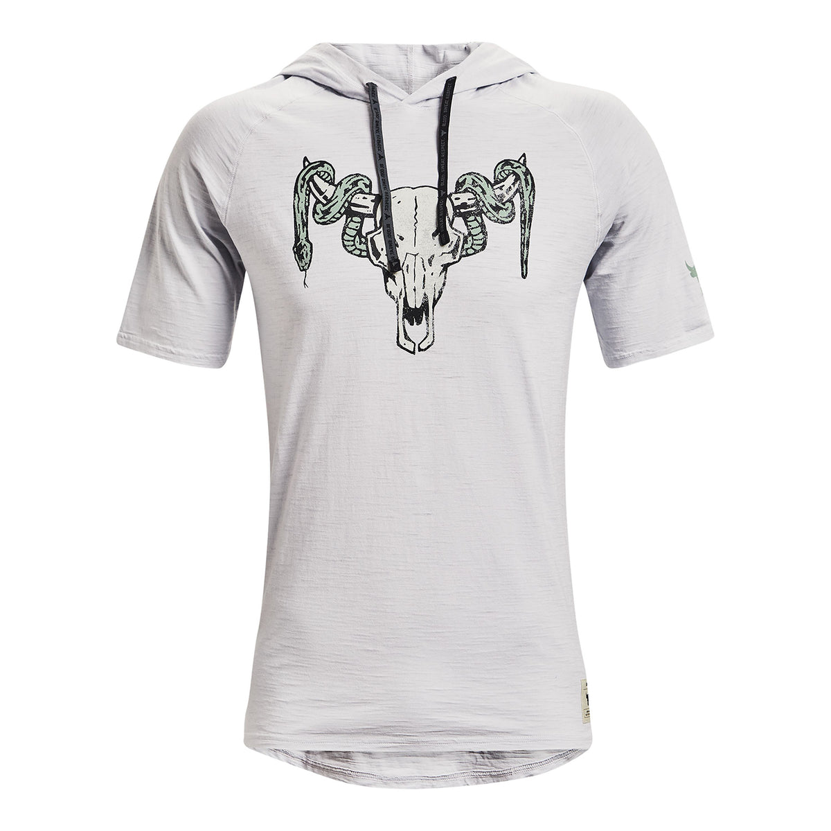 Poleron manga corta Project Rock Charged Cotton® para hombre