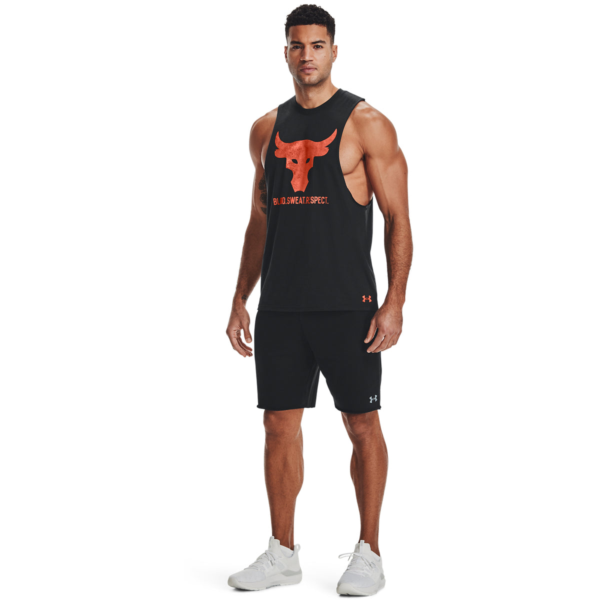 Polera Sin Mangas Ua Project Rock Brahma B para Hombre