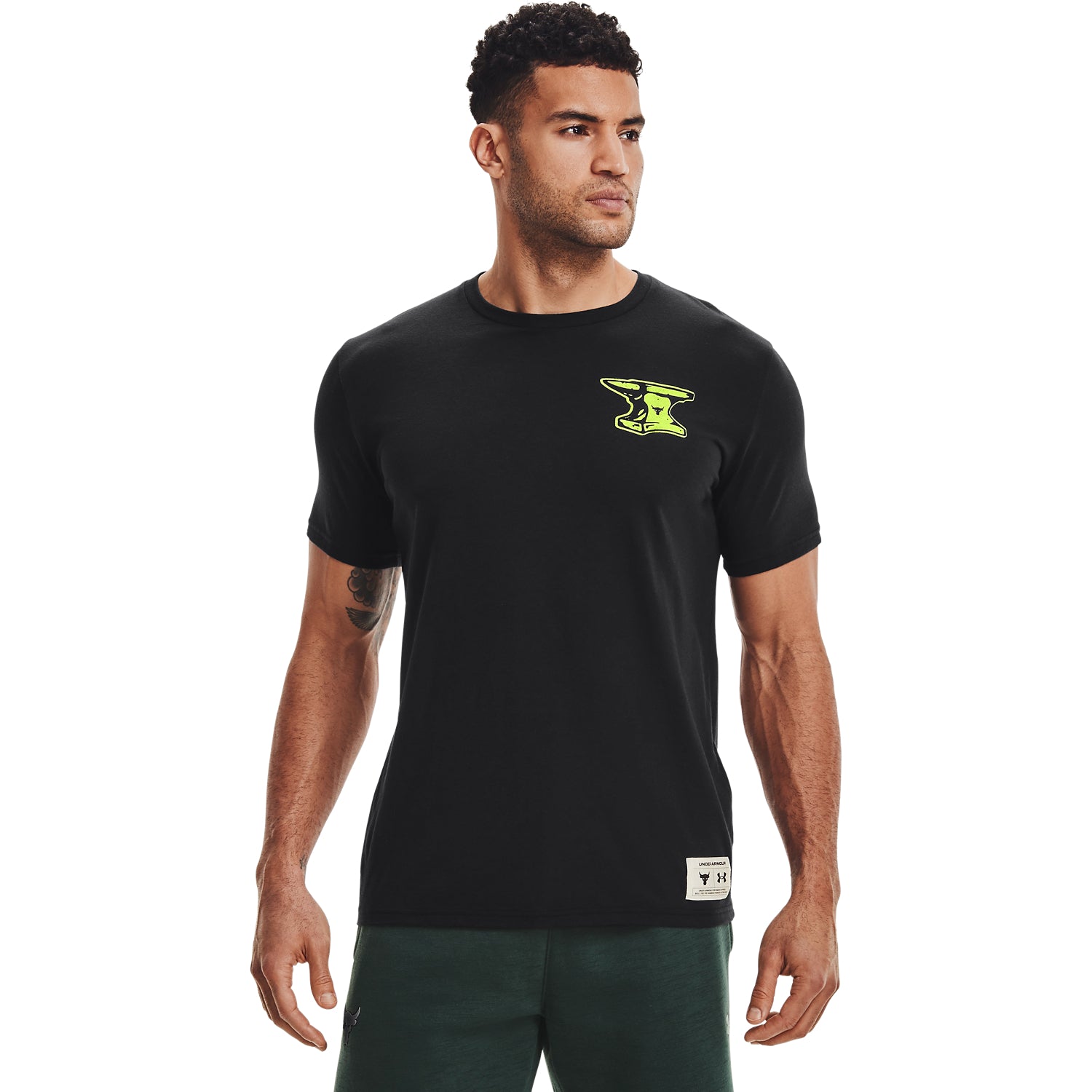 Polera Manga Corta Ua Project Rock Wrecking para Hombre