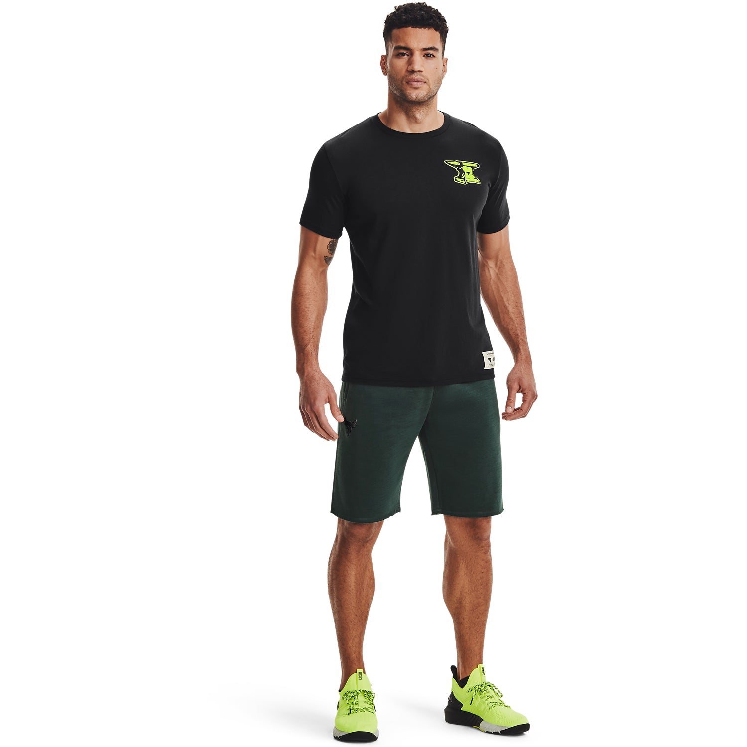 Polera Manga Corta Ua Project Rock Wrecking para Hombre