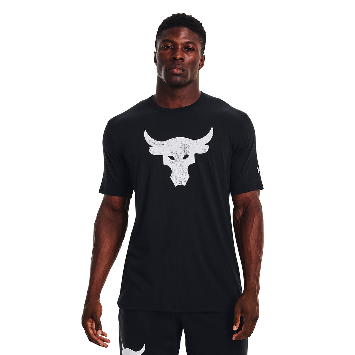 Polera Manga Corta Ua Project Rock Brahma B para Hombre