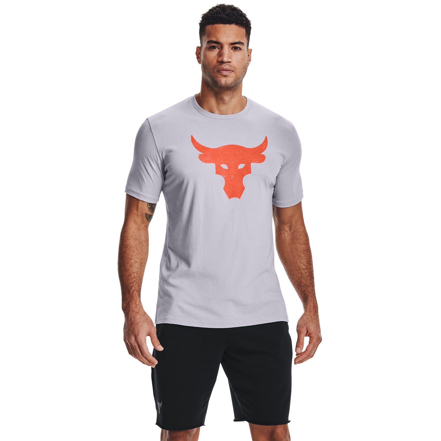 Polera Manga Corta Ua Project Rock Brahma B para Hombre