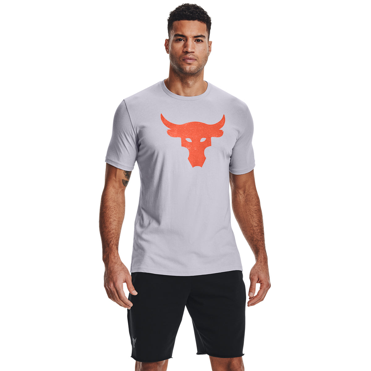 Polera Manga Corta Ua Project Rock Brahma B para Hombre