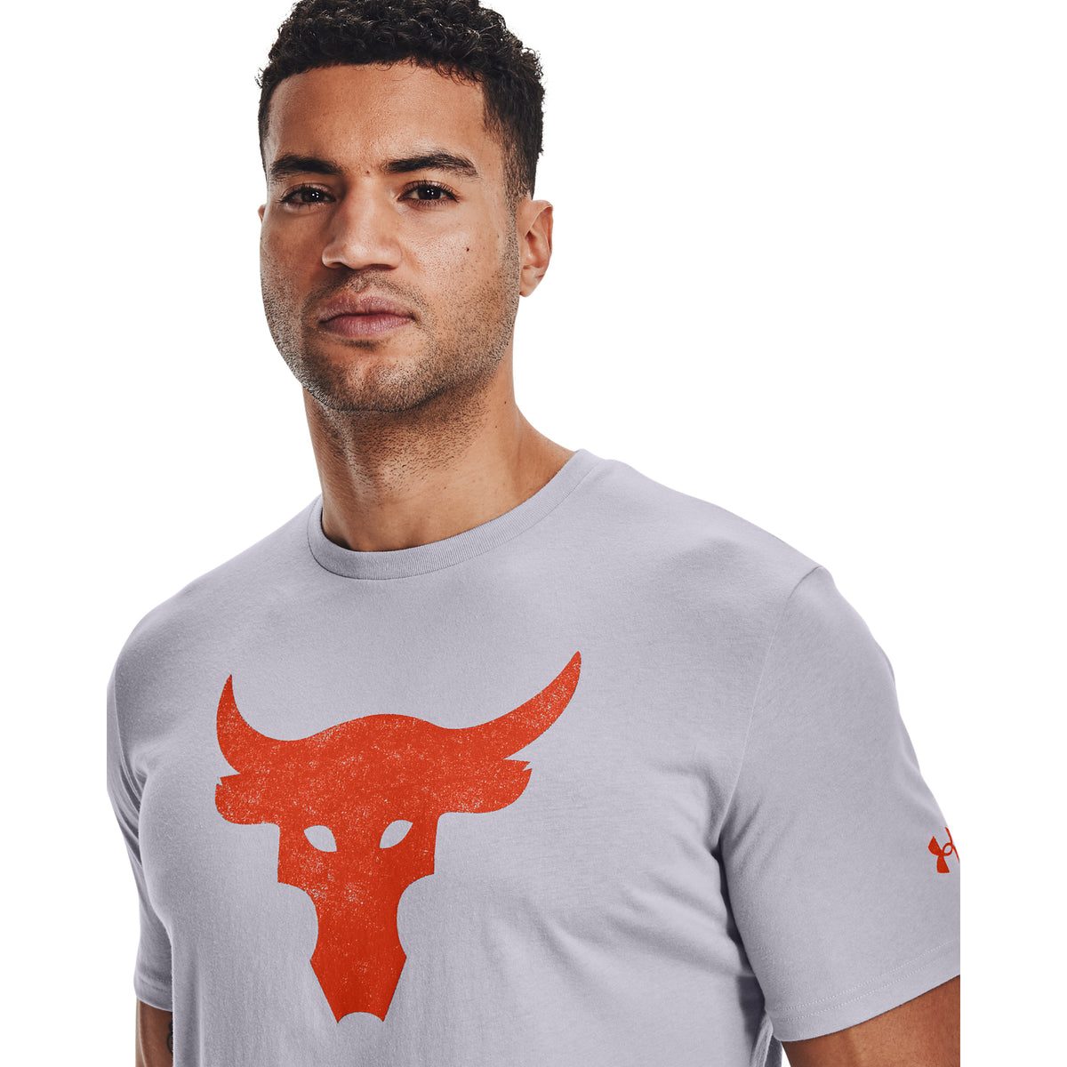 Polera Manga Corta Ua Project Rock Brahma B para Hombre