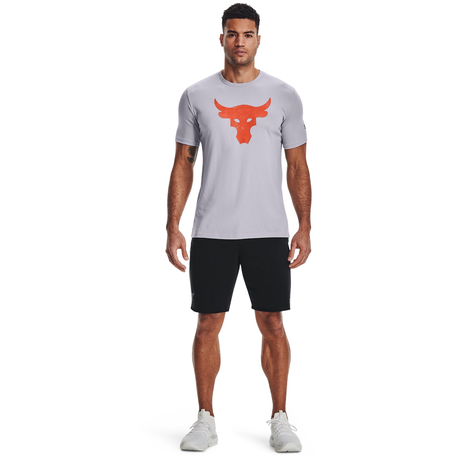 Polera Manga Corta Ua Project Rock Brahma B para Hombre