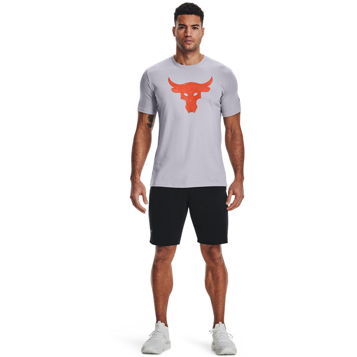 Polera Manga Corta Ua Project Rock Brahma B para Hombre